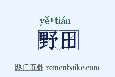 野田是什么意思的图片